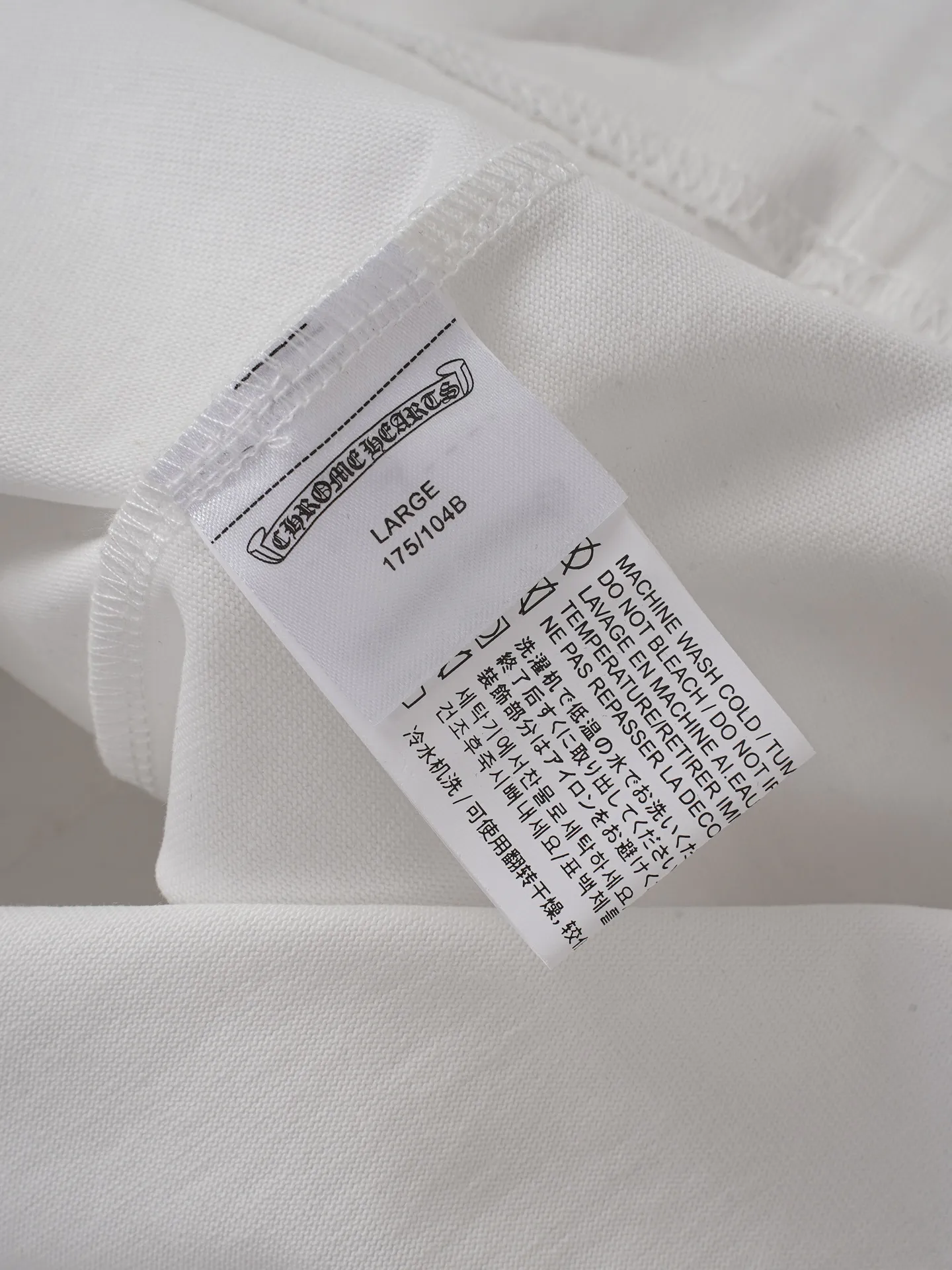 Chrome Hearts 26ss New Arrival T Quality ！ ， ， 。 ， CH ， 。 ， ， Same Style， ， 。 Size：S—XL ：Black White